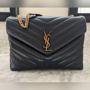 YSL LouLou Medium Navy